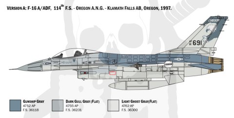 ESCI USATO 1:48 KIT AEREO F-16 A FIGHTING FALCON FUORI PRODUZIONE ART 4065